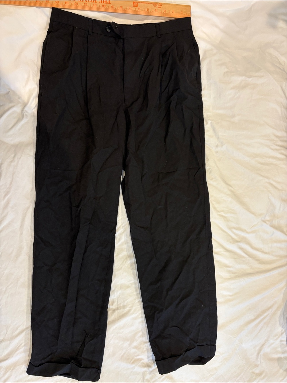 Black Men’s Dress Pants - Classic Straight Cut
